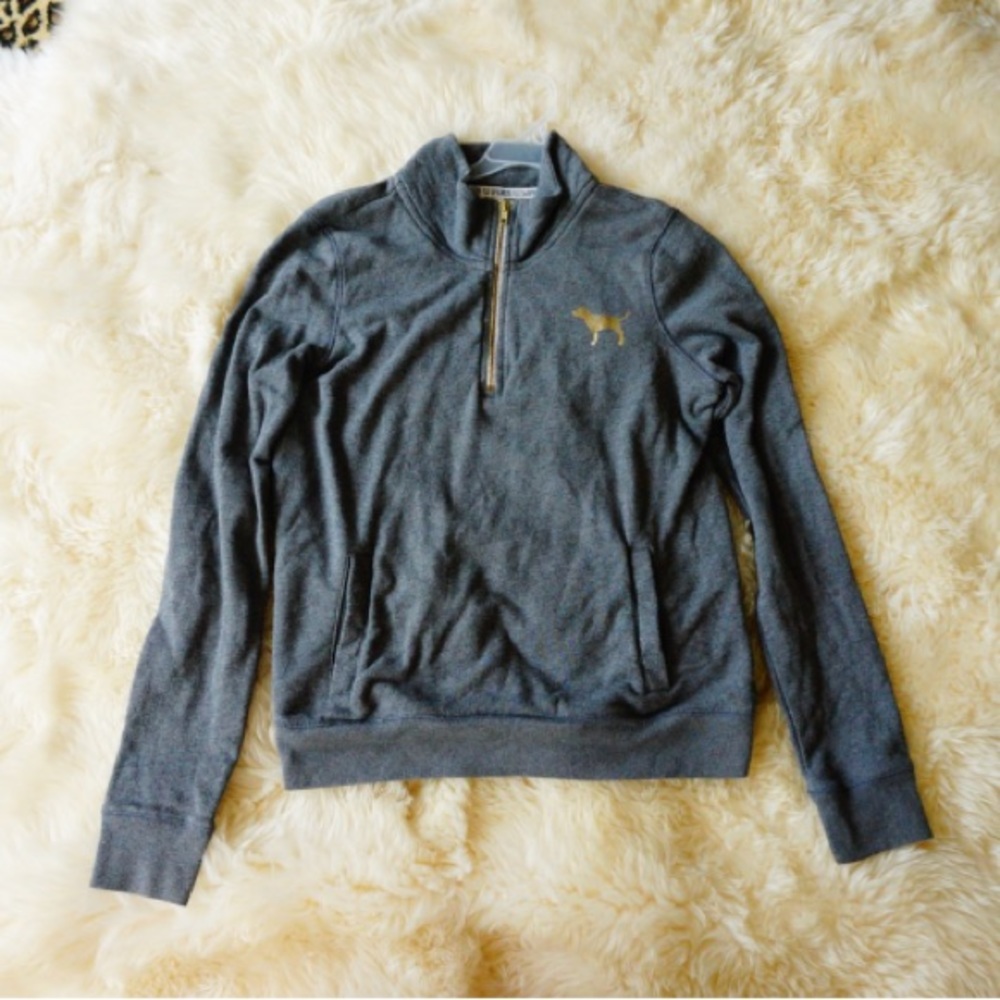 Victoria’s Secret grey half zip